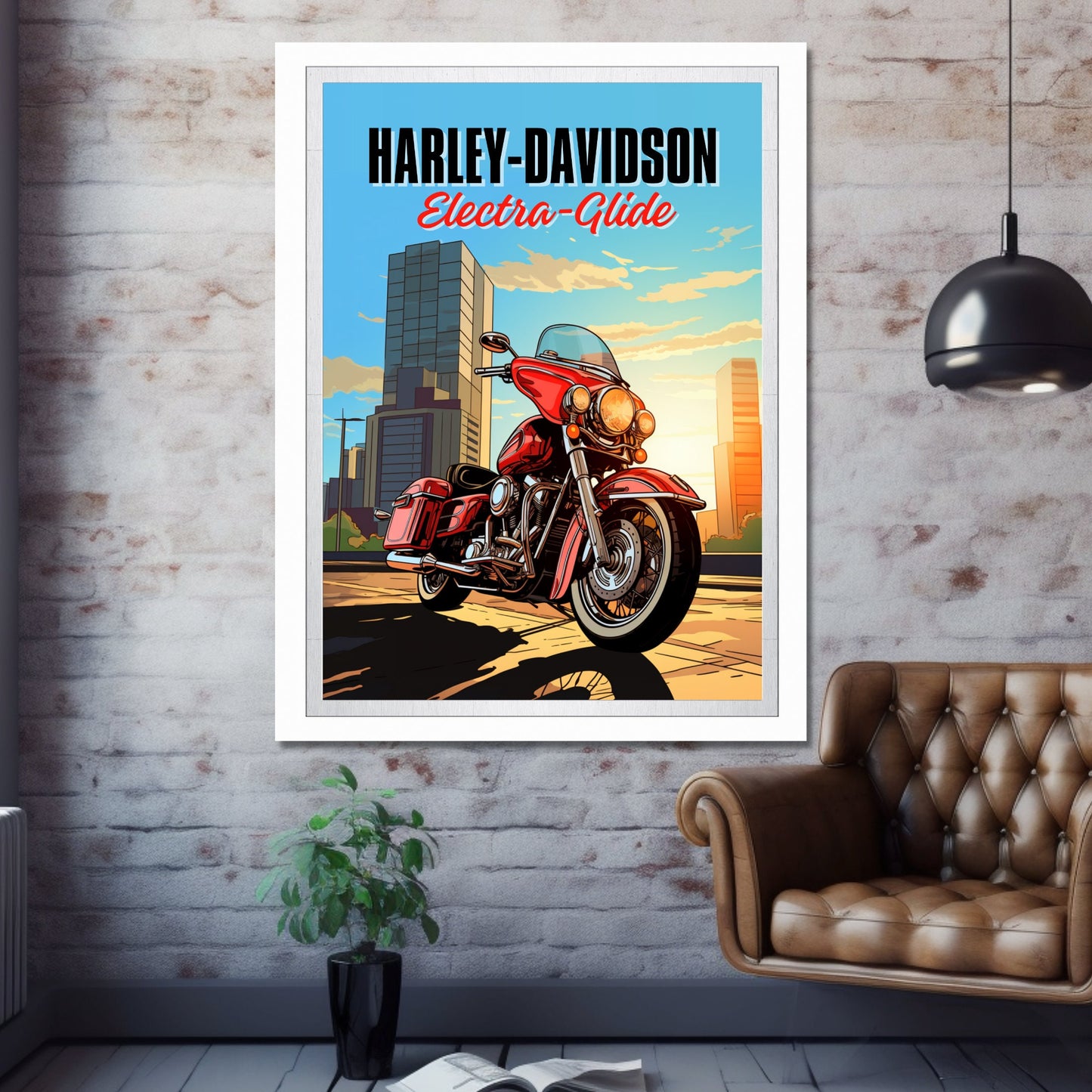 Harley-Davidson Electra-Glide Print