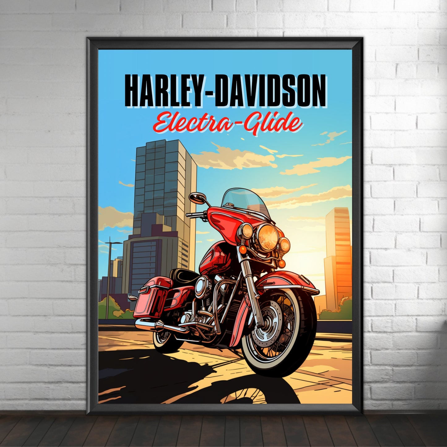 Harley-Davidson Electra-Glide Print