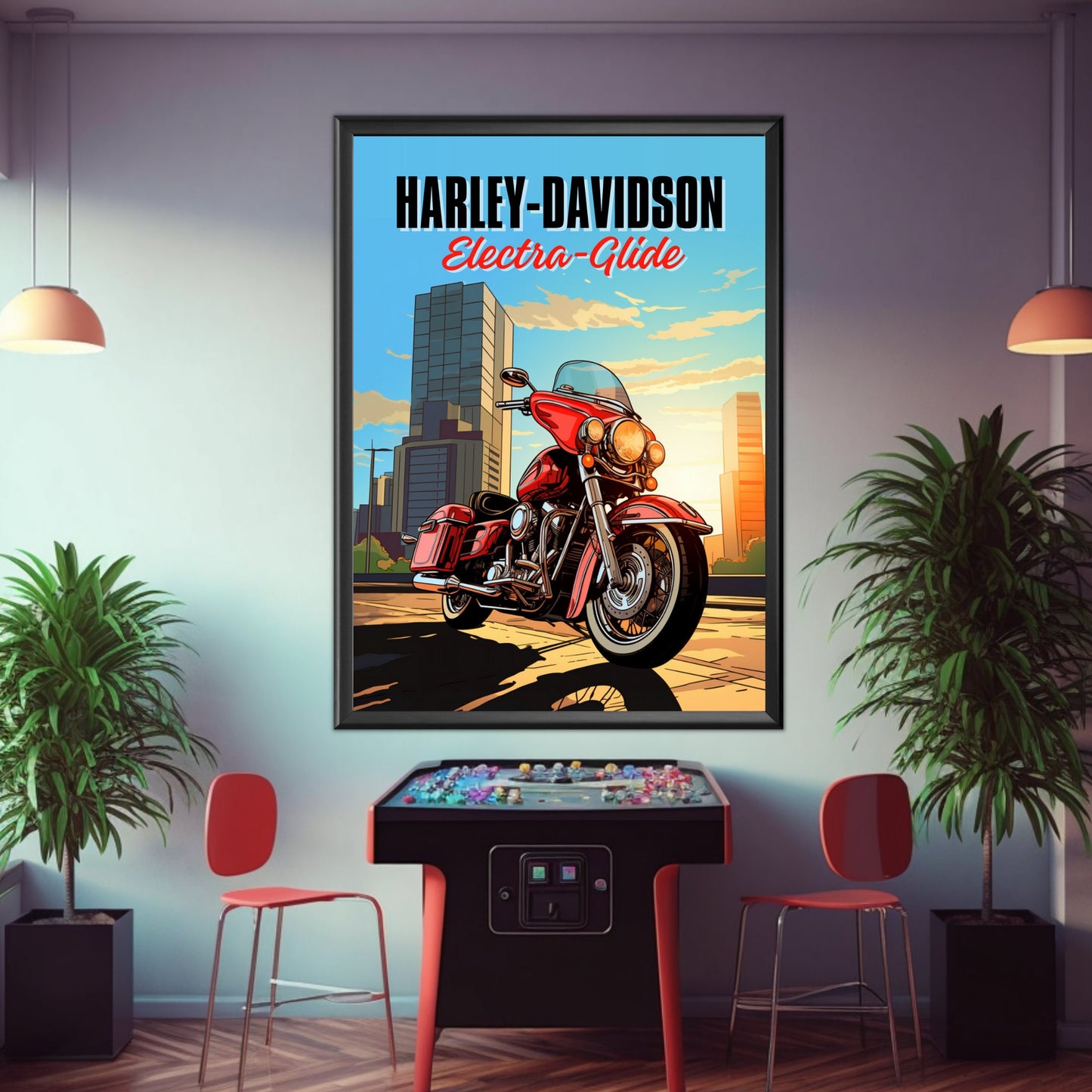 Harley-Davidson Electra-Glide Print