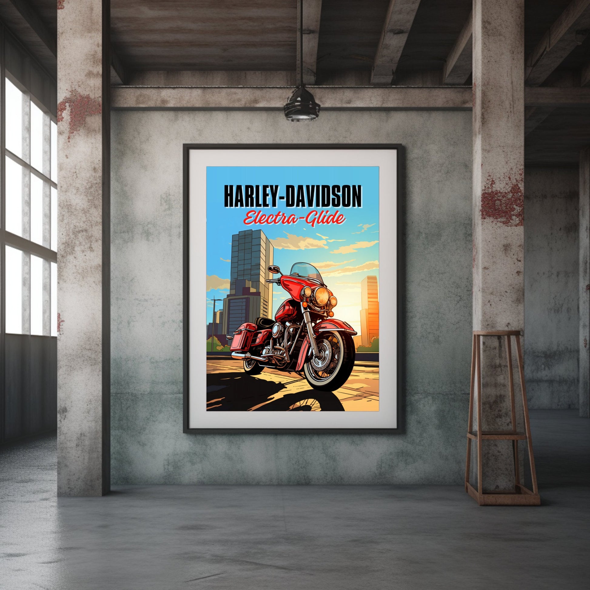 Harley-Davidson Electra-Glide Print