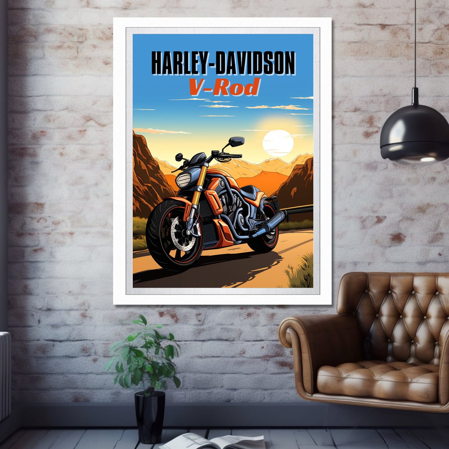 Harley-Davidson V-Rod Poster