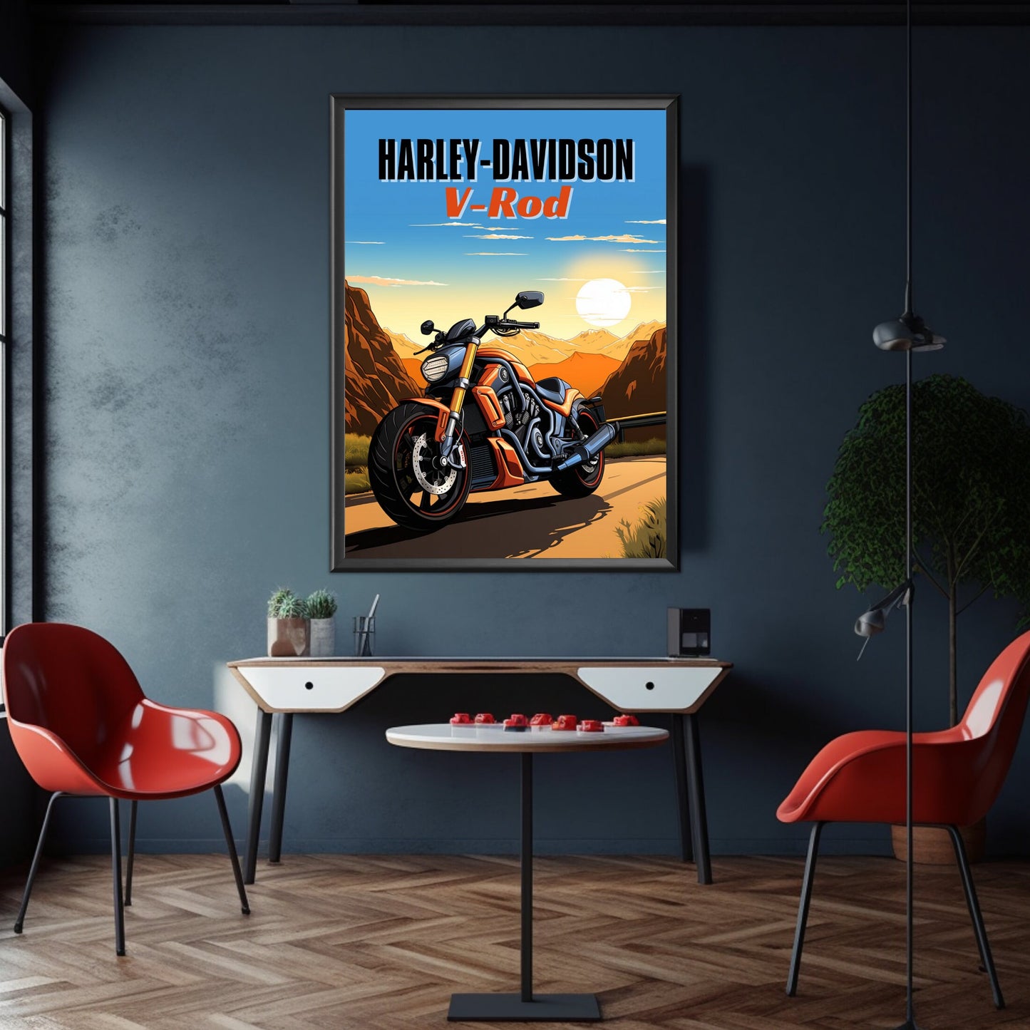 Harley-Davidson V-Rod Poster