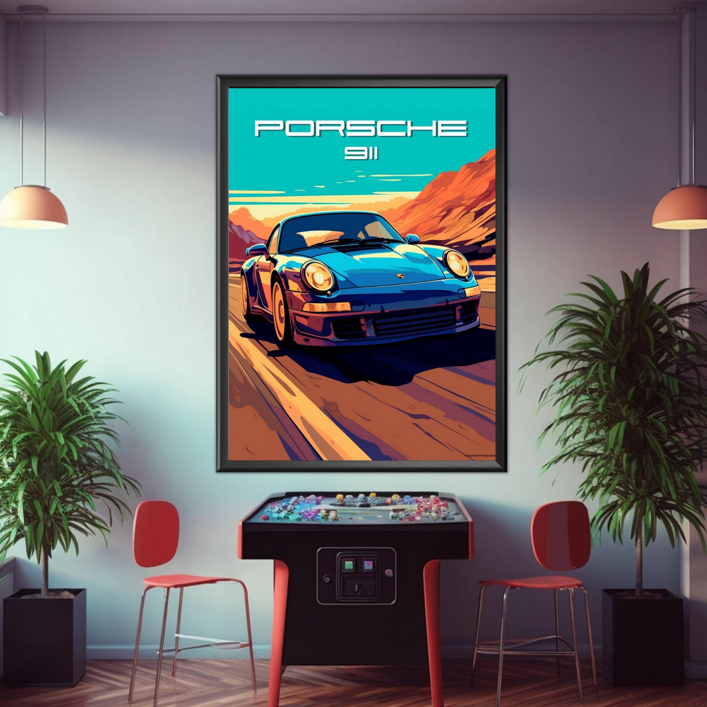 Porsche 911 Poster, 2010s