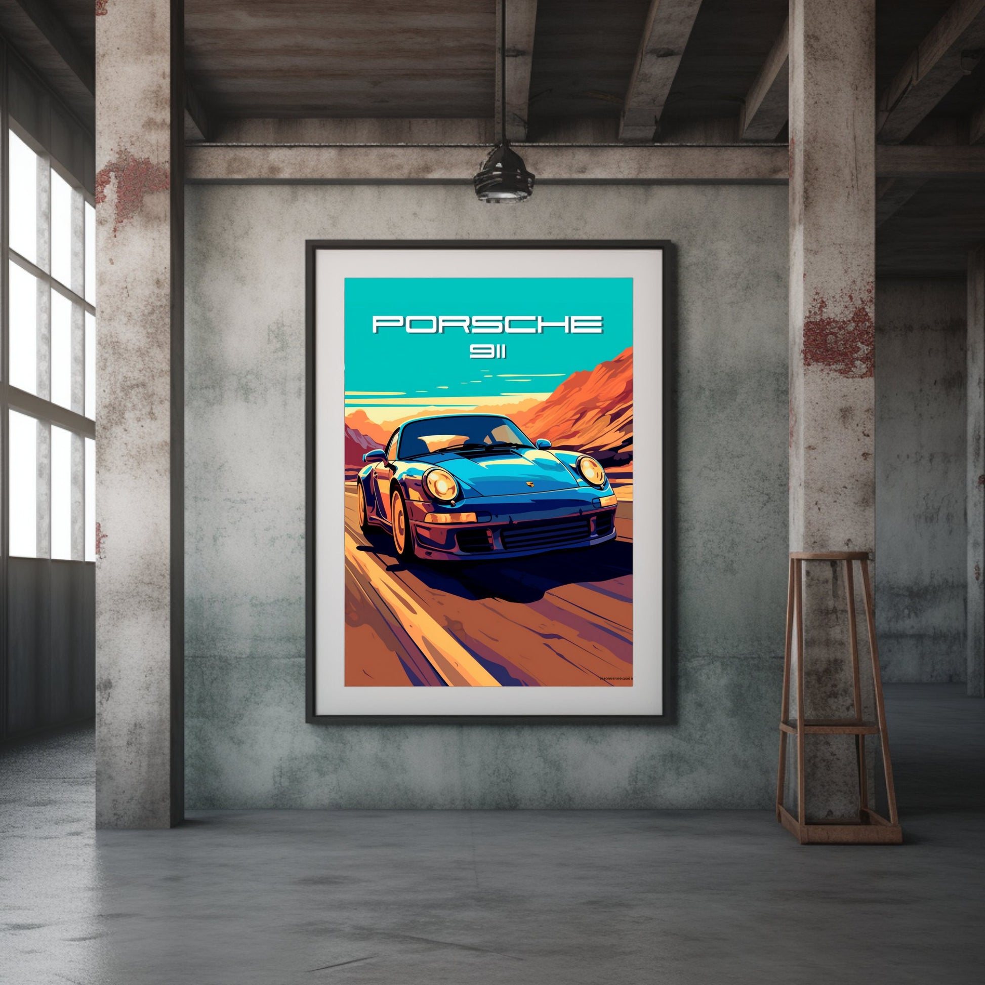 Porsche 911 Poster, 2010s