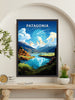 Patagonia Travel Print | Patagonia Poster | Patagonia Design | Patagonia Wall Art | Patagonia Painting | Argentina Poster | ID 493