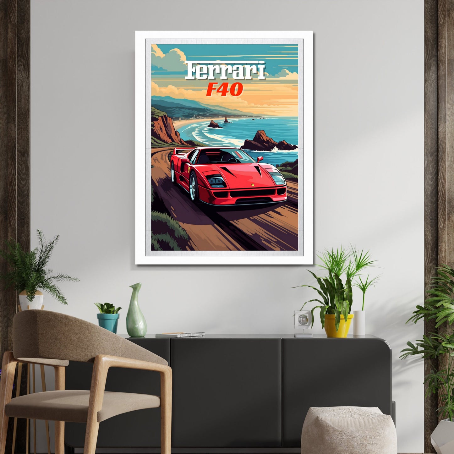 Ferrari F40 Poster