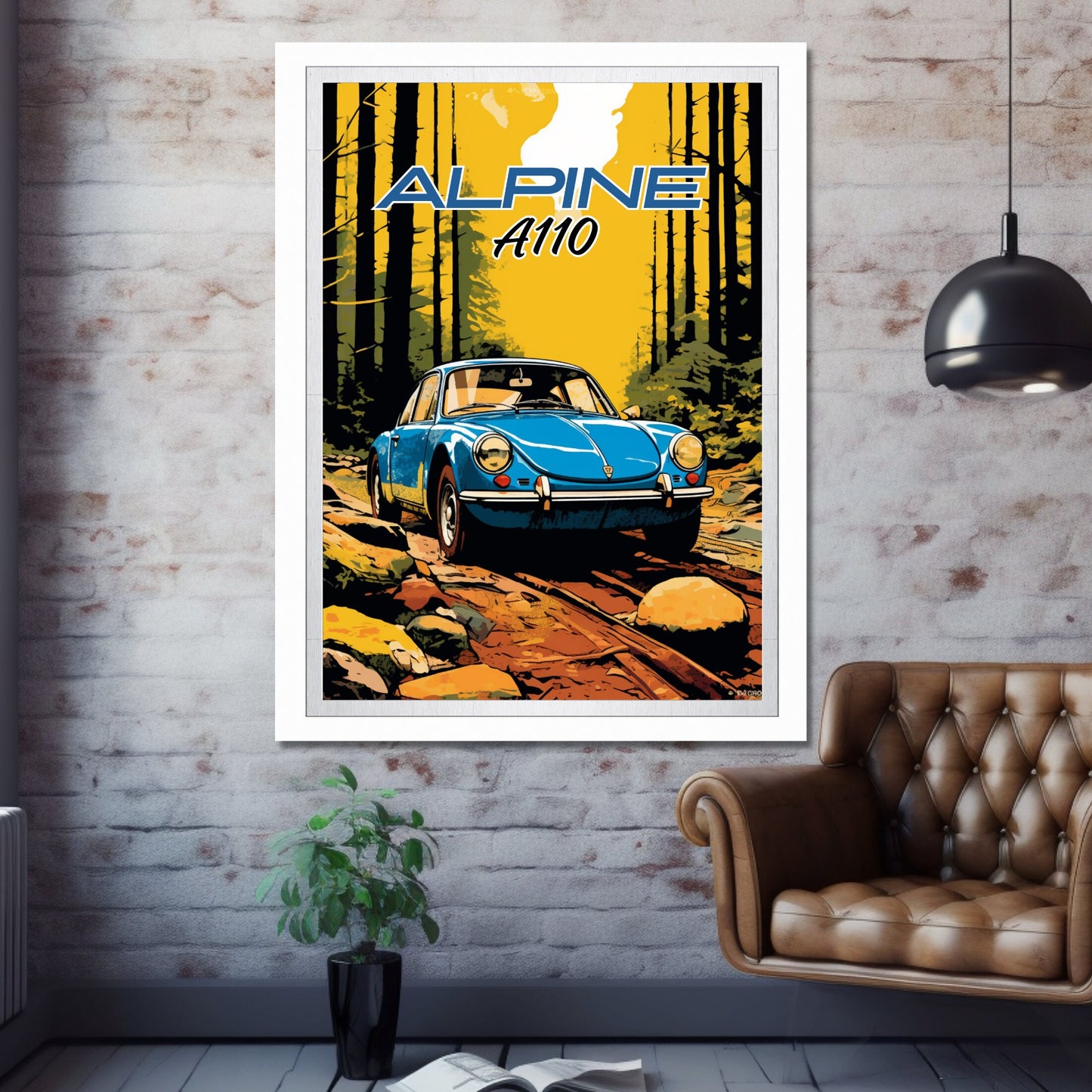 Alpine A110 Poster