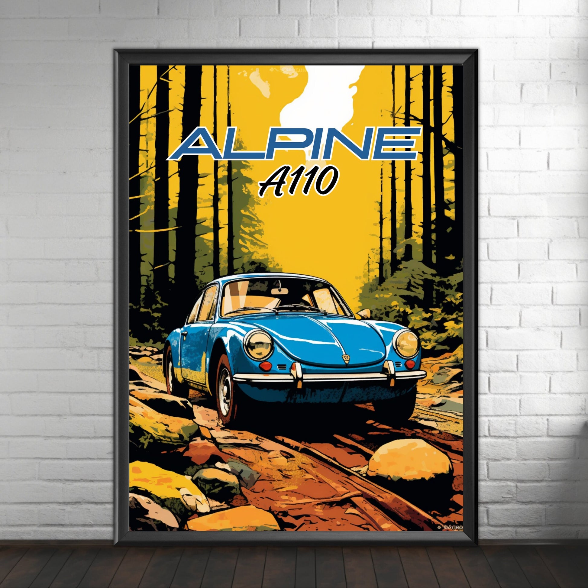 Alpine A110 Poster