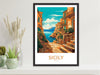 Sicily Travel Poster | Sicily Travel Print | Sicily Illustration | Sicily Wall Art | Italy Poster | Italy Home Décor | Sicily Poster ID 415