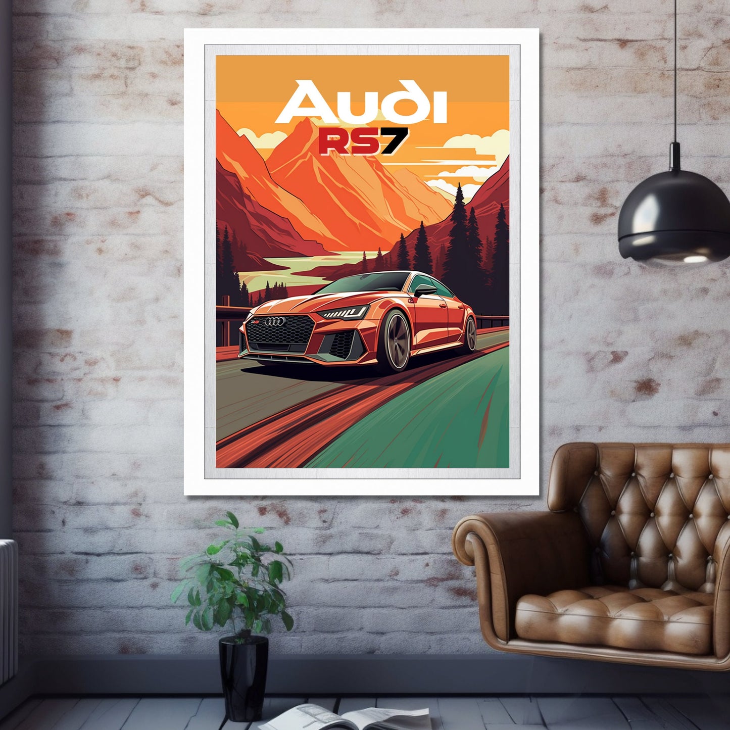 Audi RS7 Car Poster