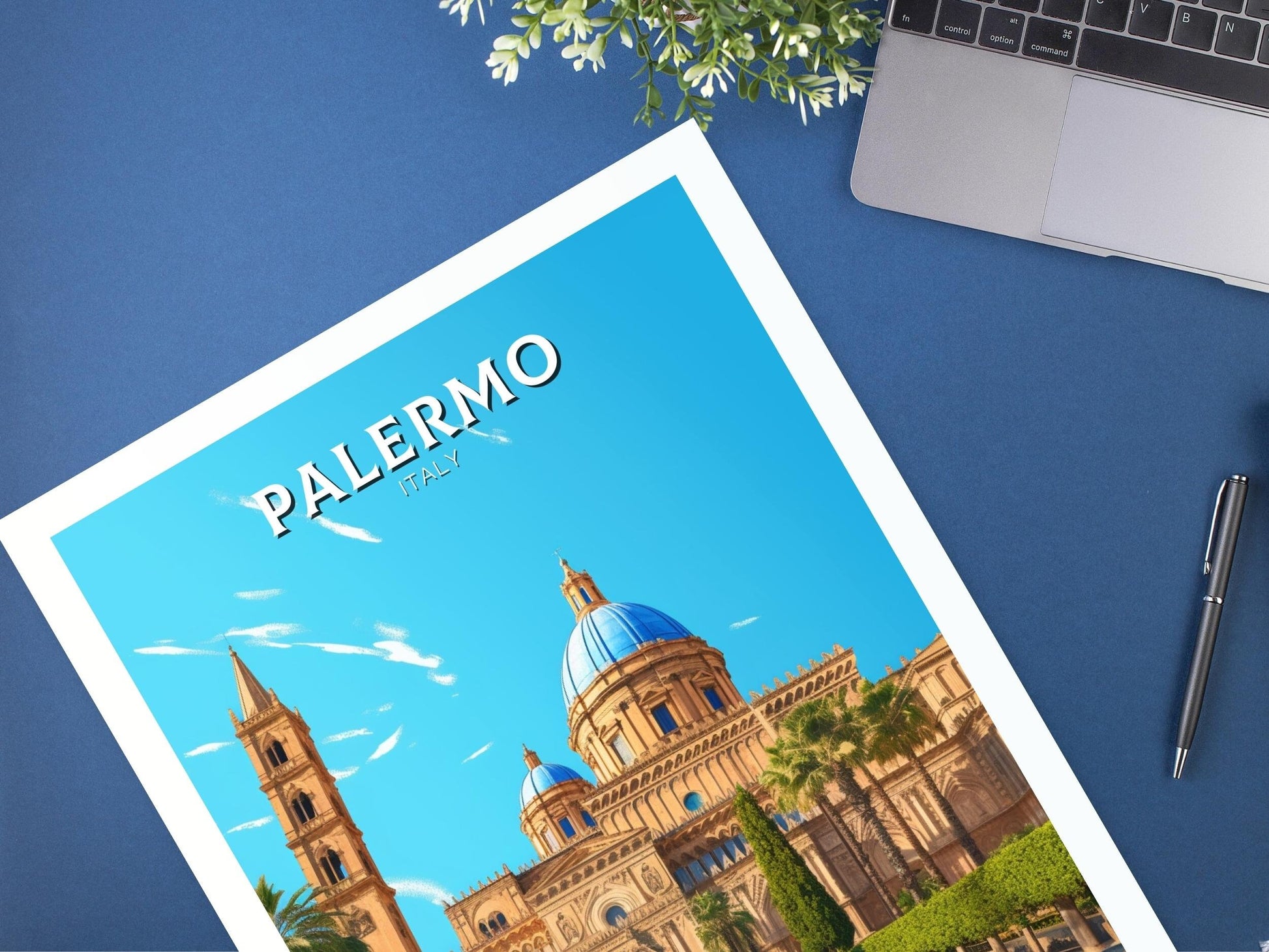 Palermo Travel Poster | Palermo Travel Print | Palermo Illustration | Palermo Print | Palermo Wall Art | Italy Poster | Italy Décor | ID 424