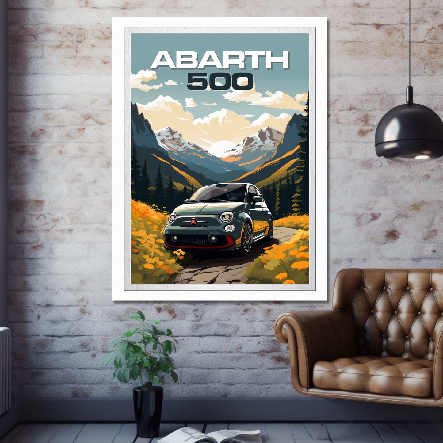 Abarth 500 Poster