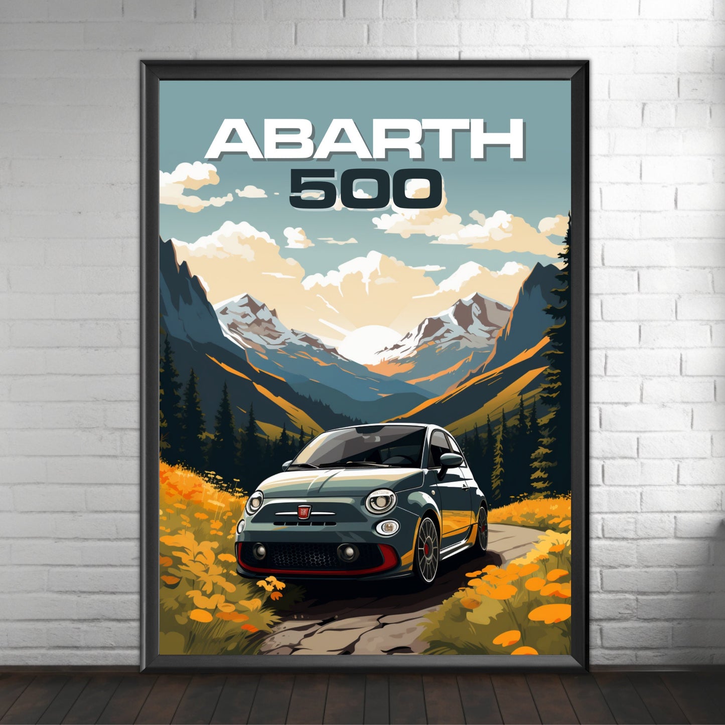 Abarth 500 Poster