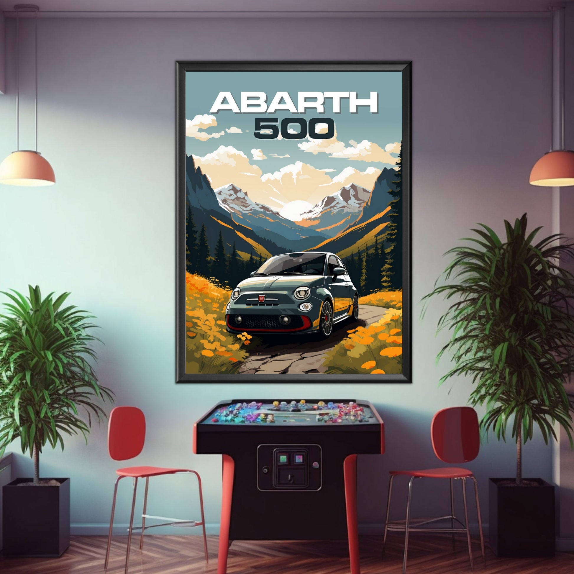 Abarth 500 Poster