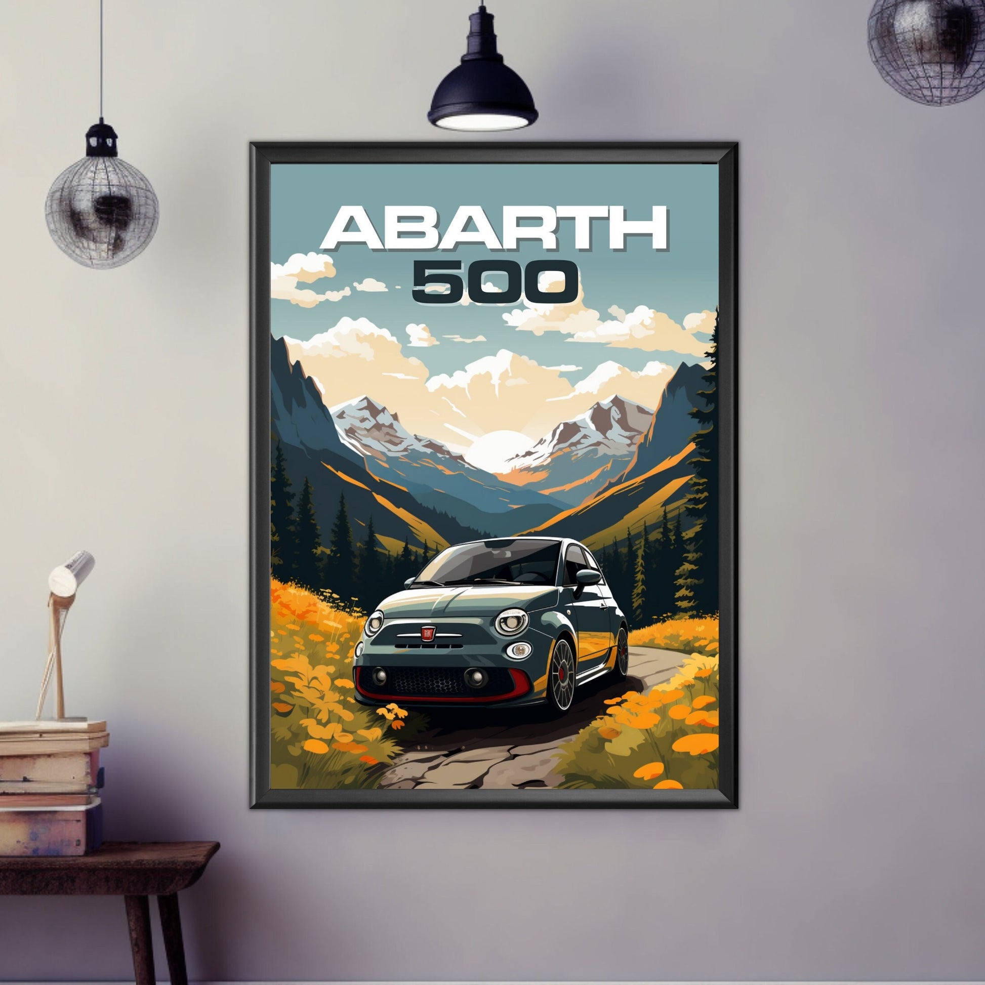 Abarth 500 Poster