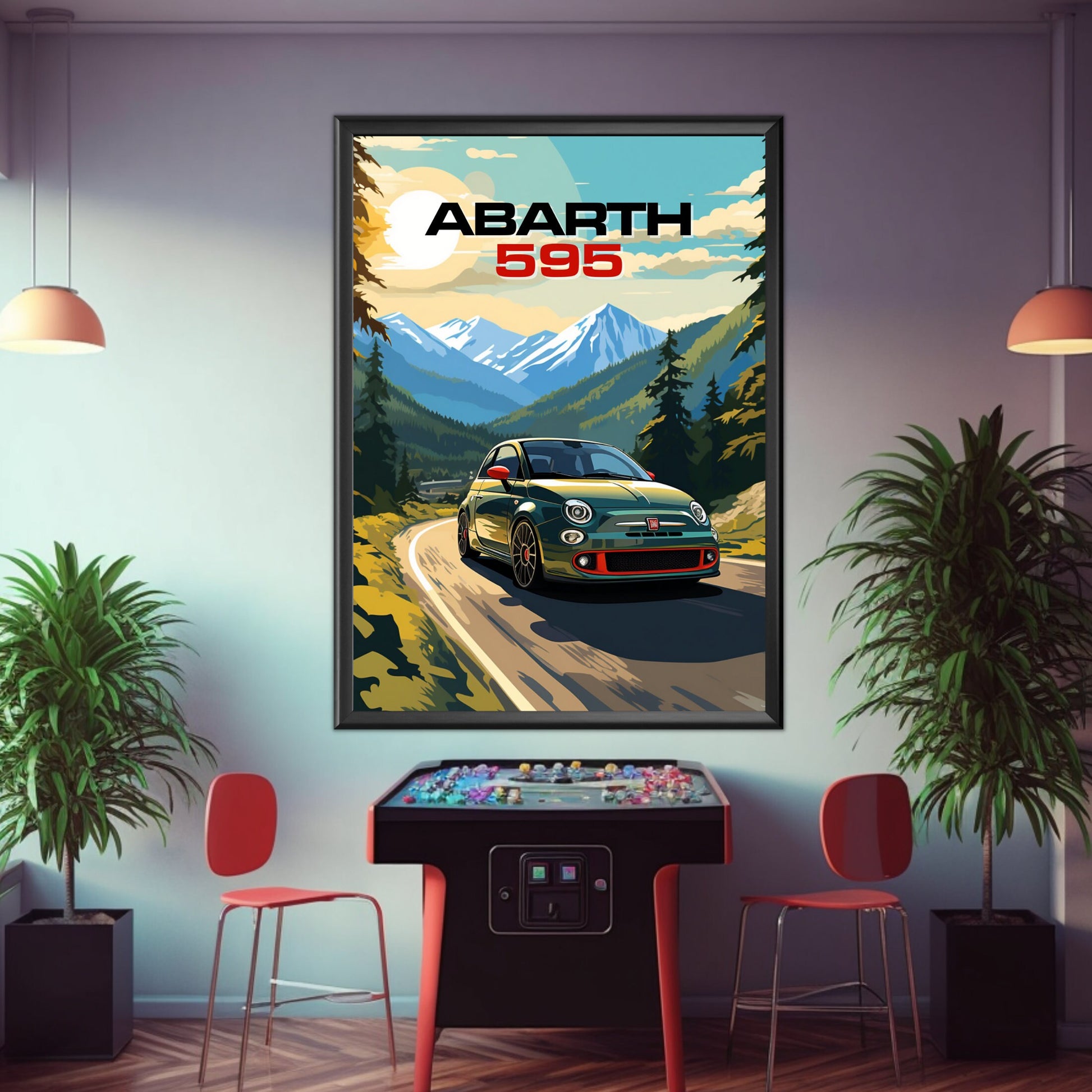 Abarth 595 Print