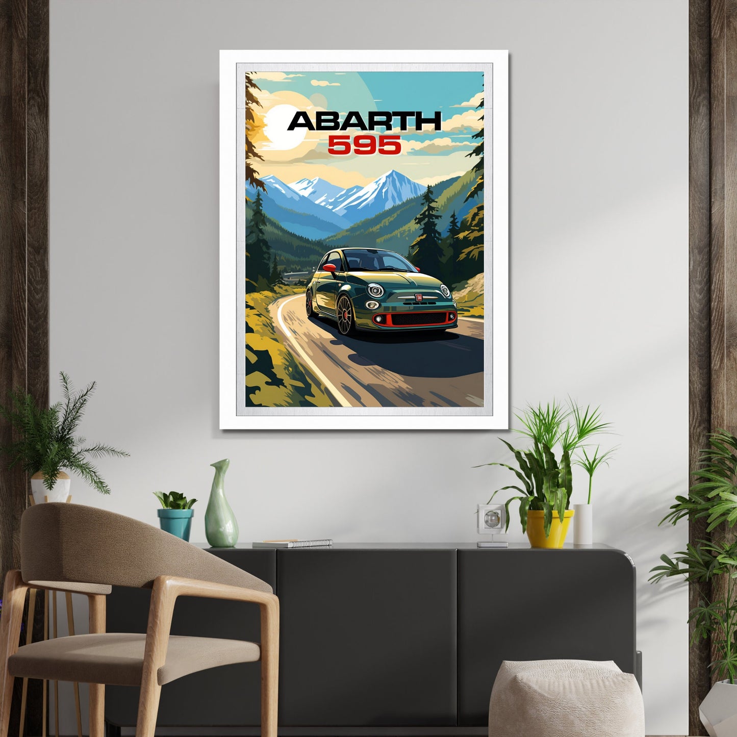 Abarth 595 Print