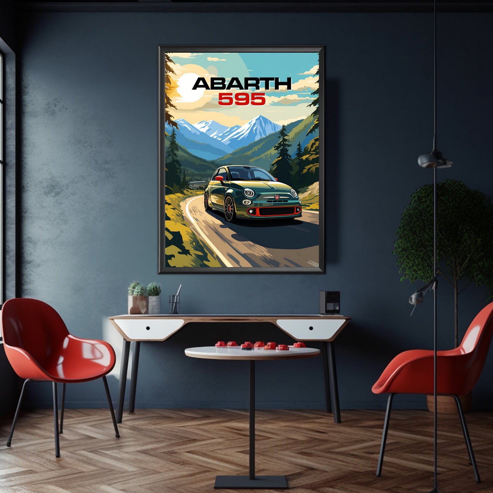 Abarth 595 Print