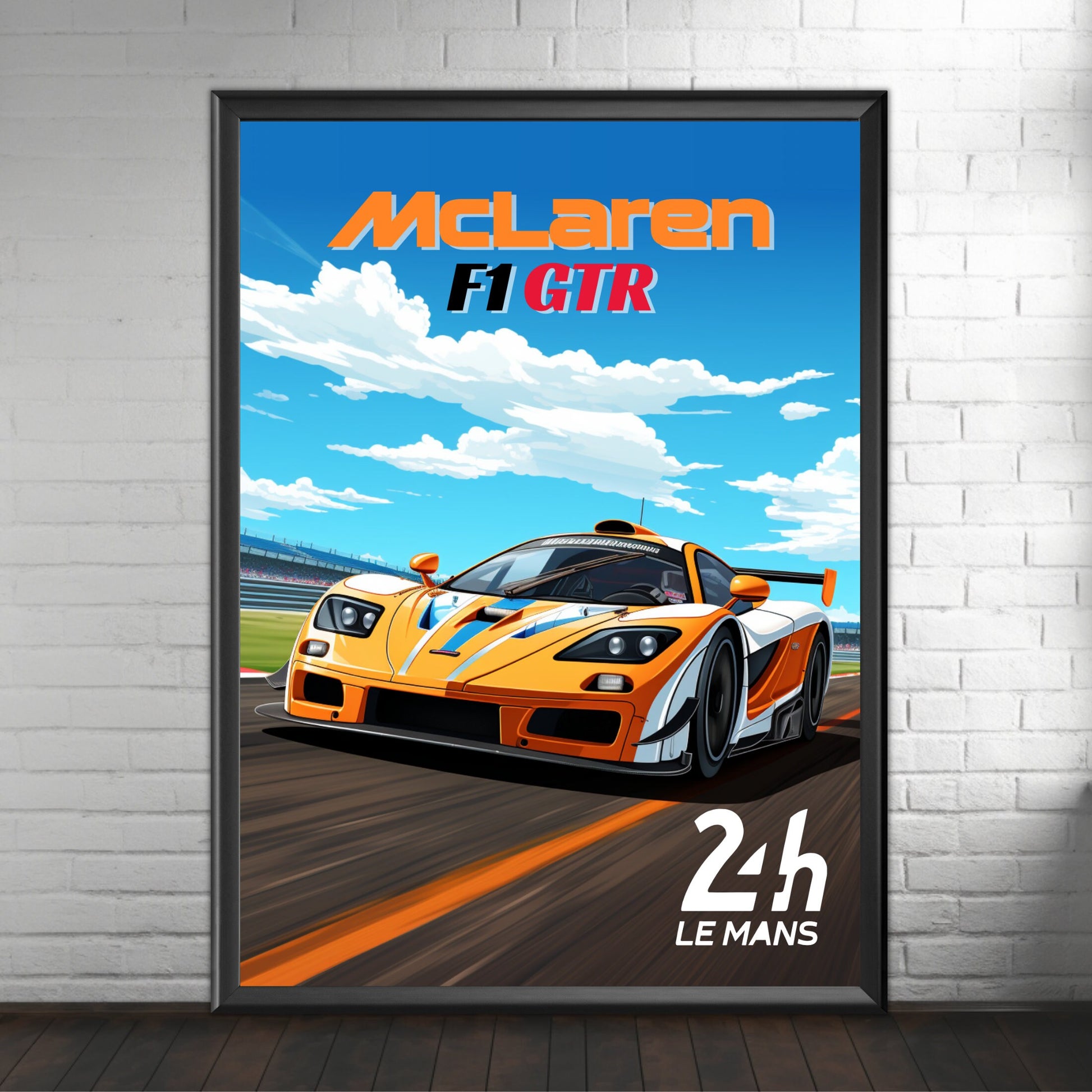 McLaren F1 GTR Poster