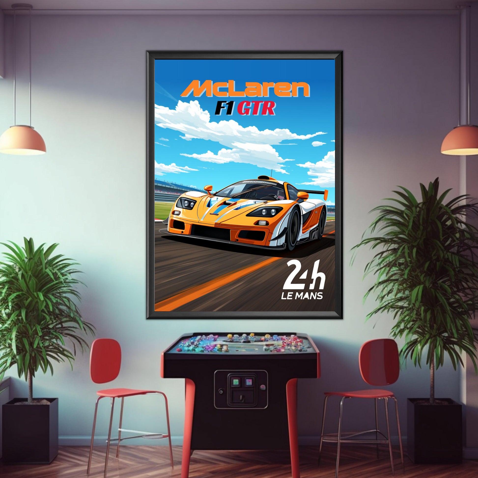 McLaren F1 GTR Poster