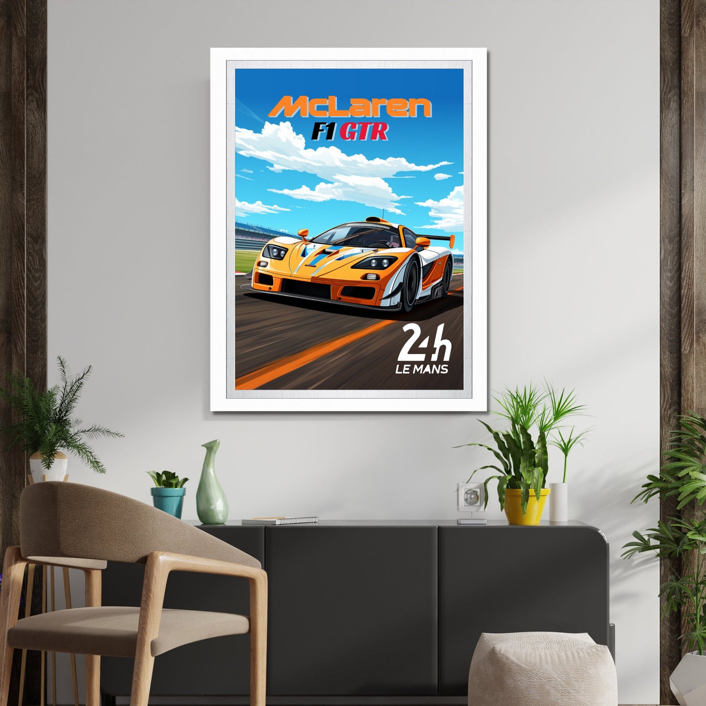 McLaren F1 GTR Poster