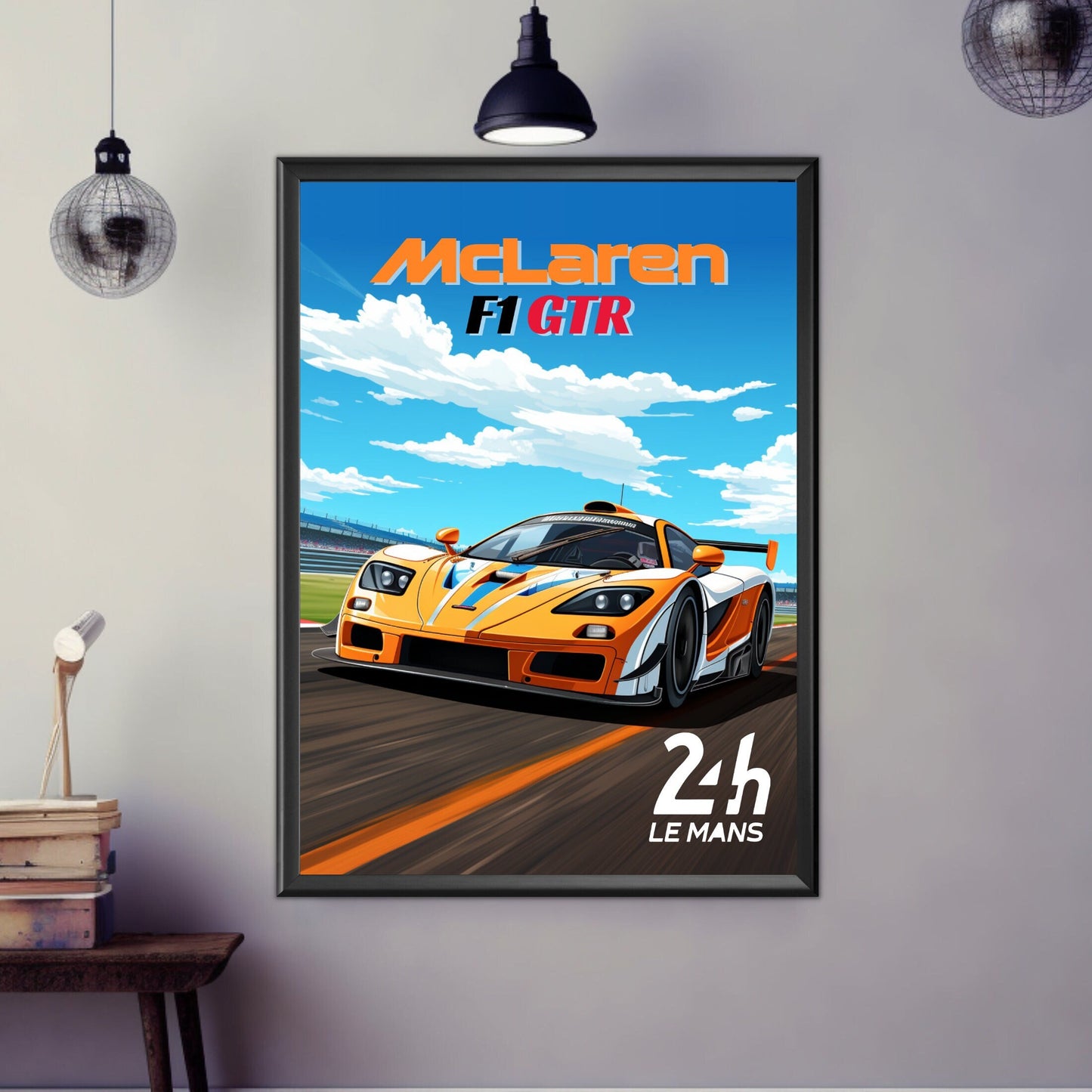 McLaren F1 GTR Poster