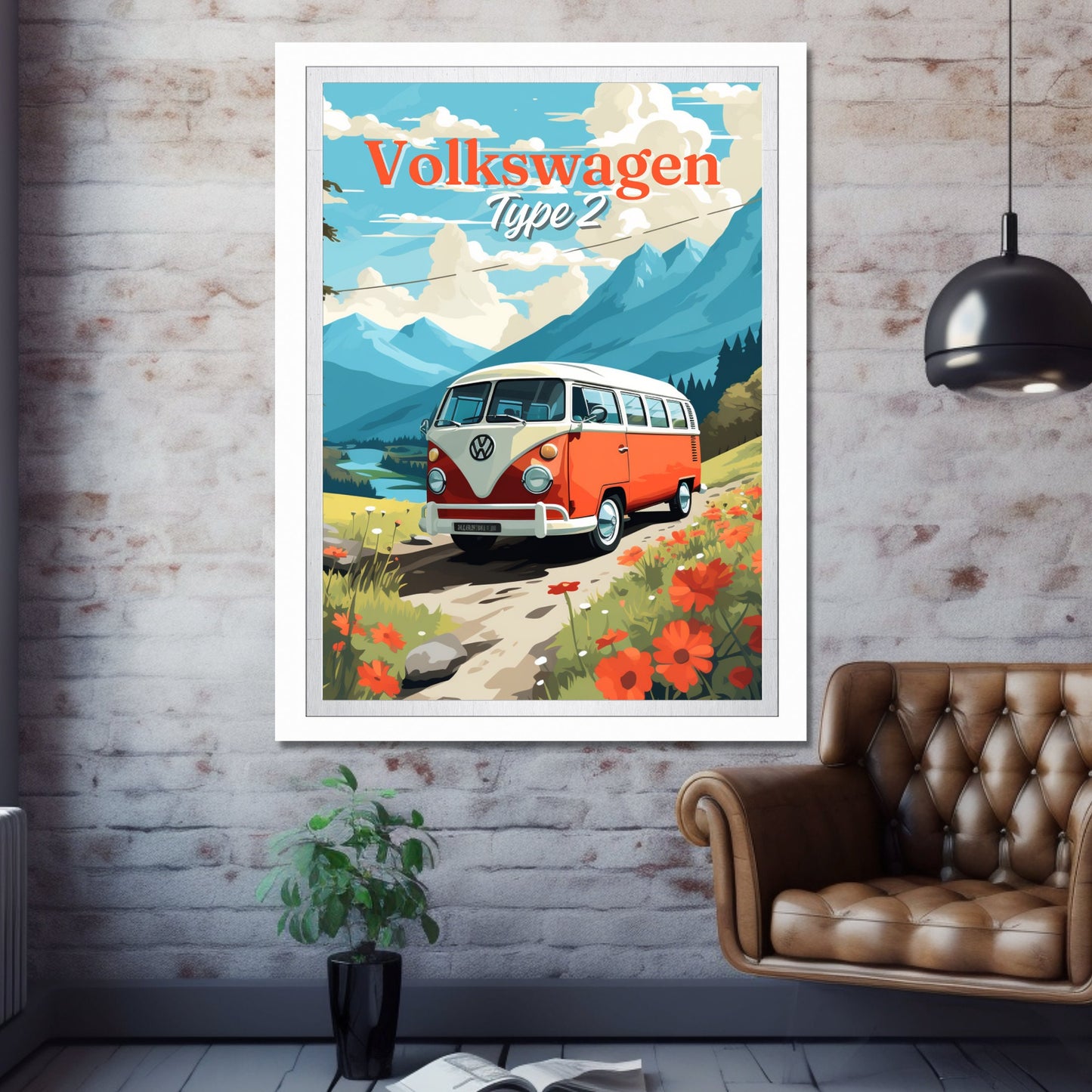 Volkswagen Type 2 Van Print, 1960s