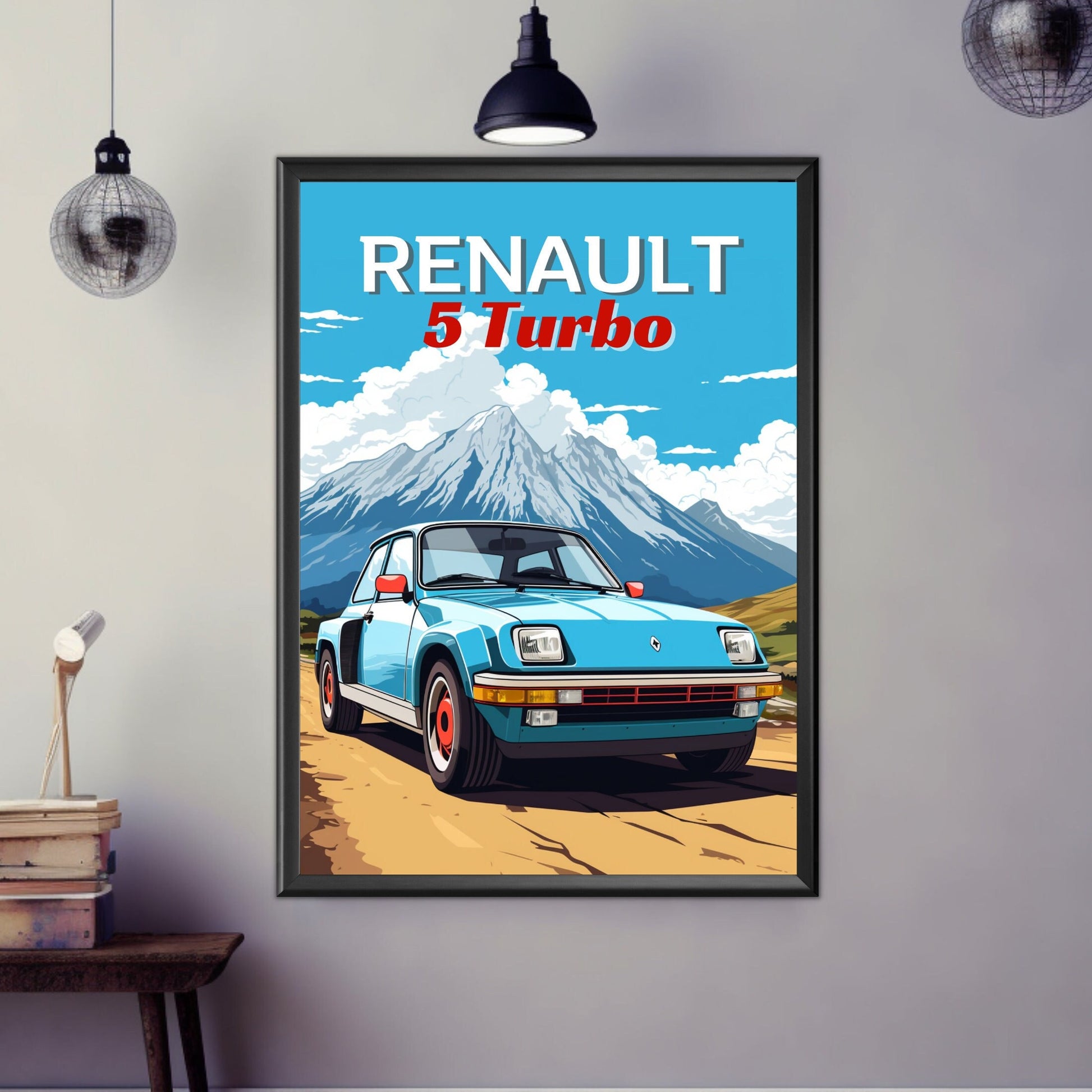 1980s Renault 5 Turbo Print