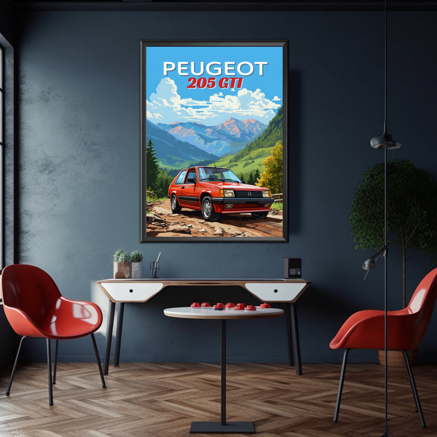 1980s Peugeot 205 GTI Print