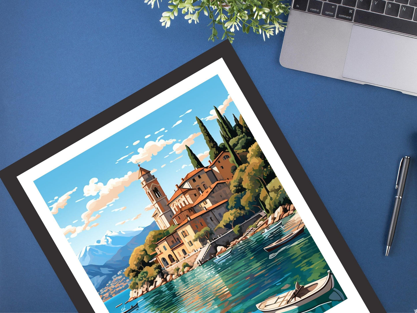 Lake Garda Poster | Lake Garda Travel Print | Lake Garda Art | Italy Print | Lake Garda Print | Lake Garda Design | Italy Poster | ID 513