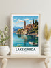 Lake Garda Poster | Lake Garda Travel Print | Lake Garda Art | Italy Print | Lake Garda Print | Lake Garda Design | Italy Poster | ID 513