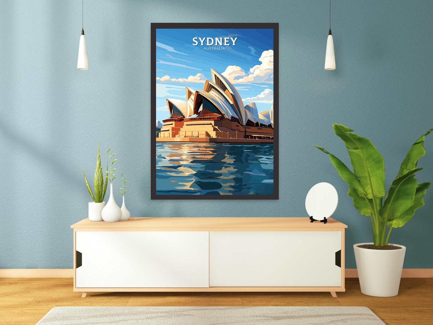 Sydney Print | Sydney Illustration | Sydney Opera House | Australia Print | Australia Wall Art | Australia Poster | Sydney Poster | ID 100