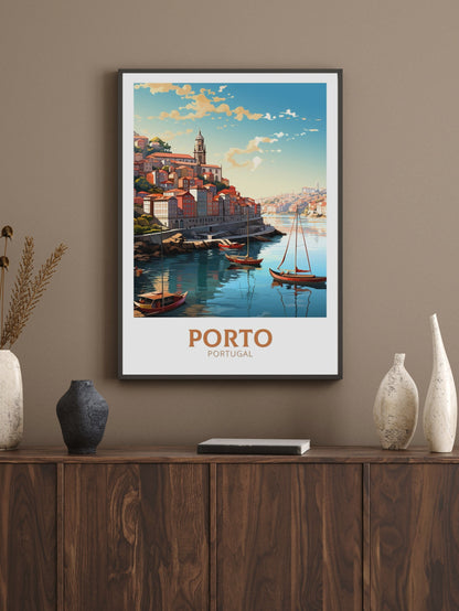 Porto Poster | Porto Travel Print | Porto Wall Art | Porto Print | Portugal Print | Portugal Home Decor | Porto Travel Art | ID 533