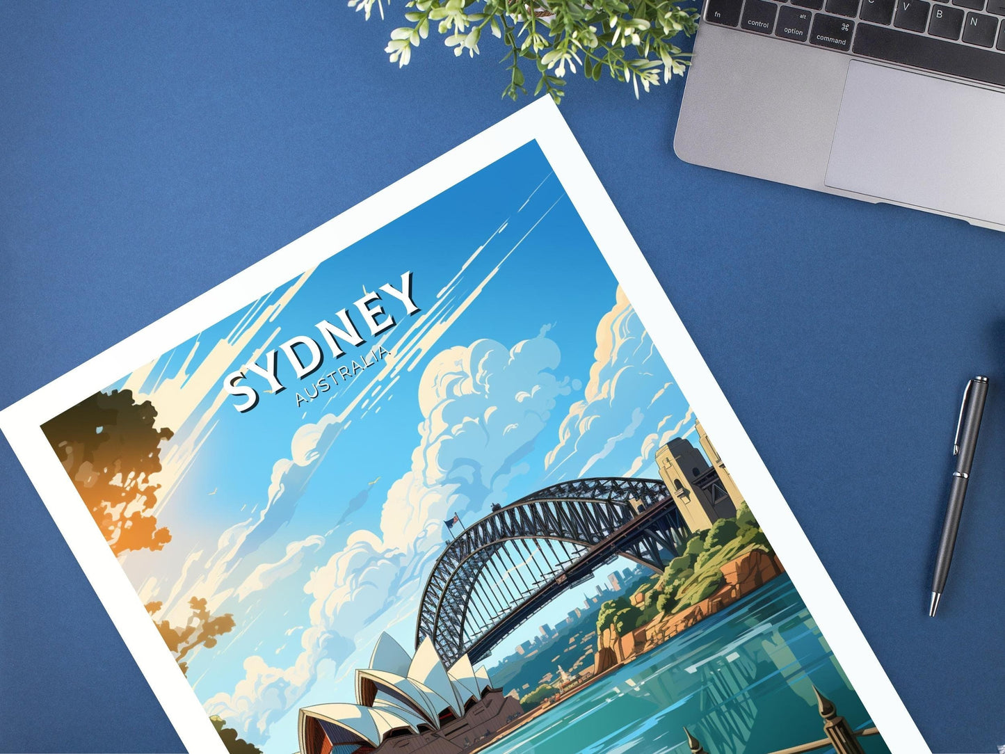 Sydney Travel Print | Sydney Illustration | Sydney Poster | Australia Print | Australia Wall Art | Australia Poster | Sydney Poster ID 535