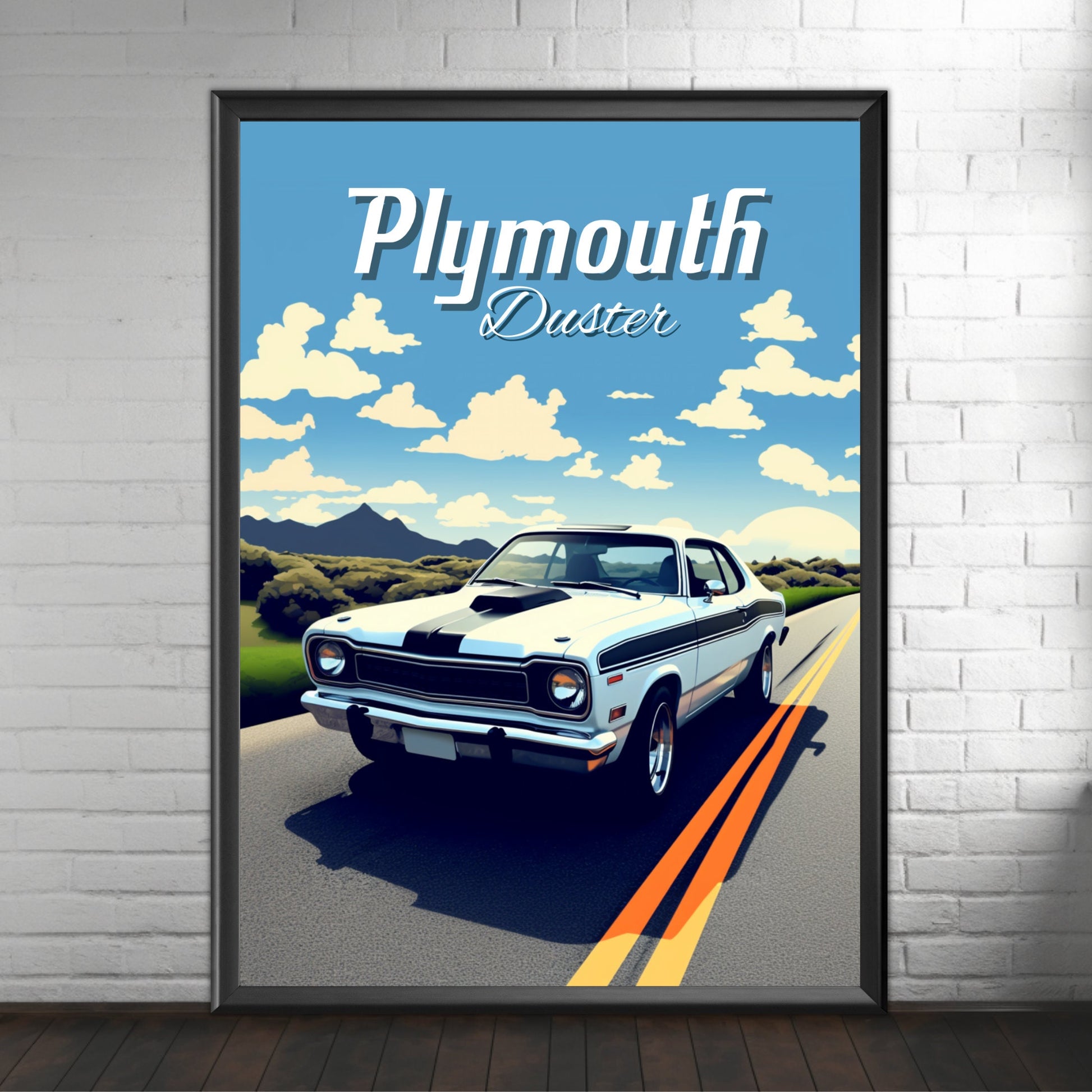 Plymouth Duster Poster - 1970s