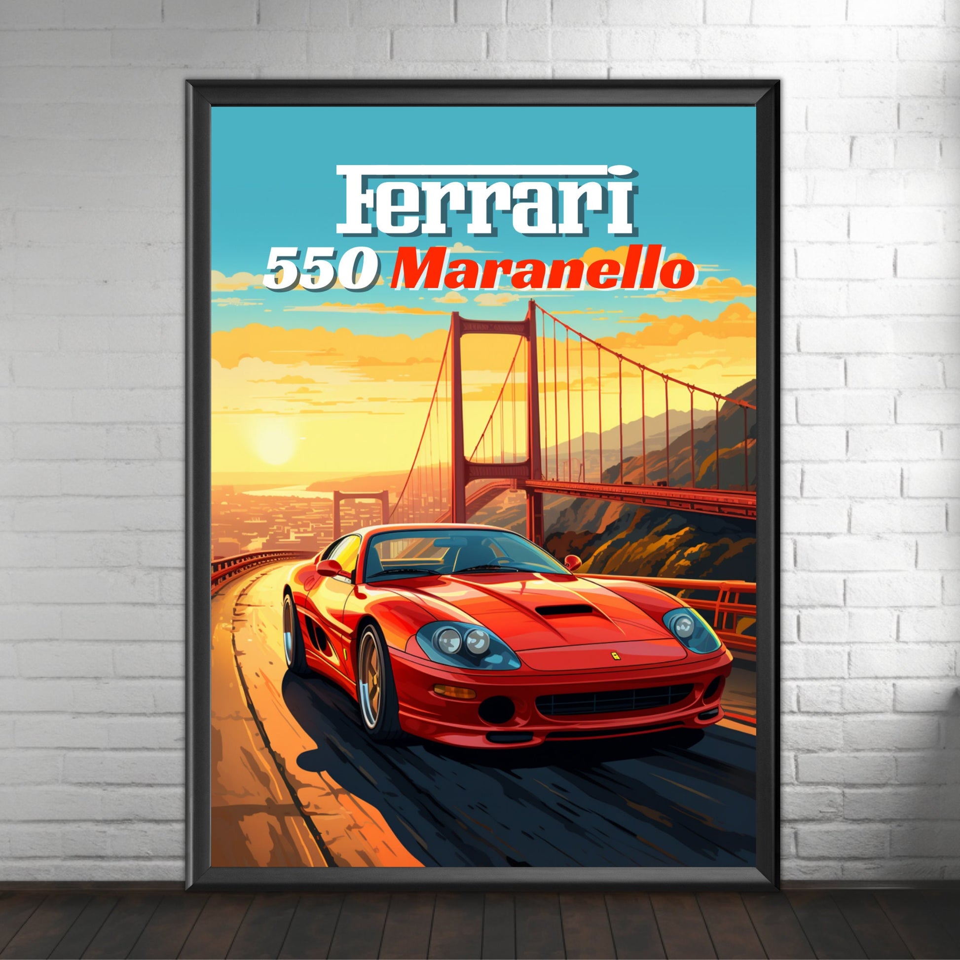 Ferrari 550 Maranello Poster