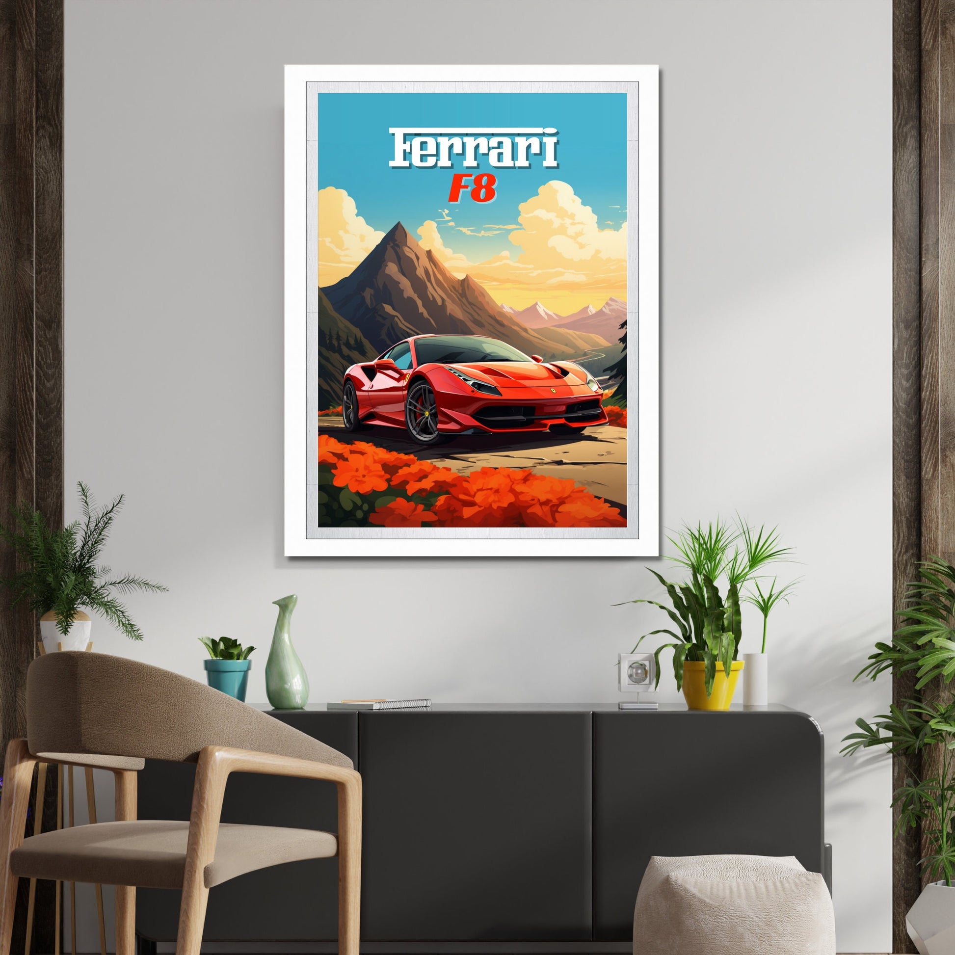 Ferrari F8 Print