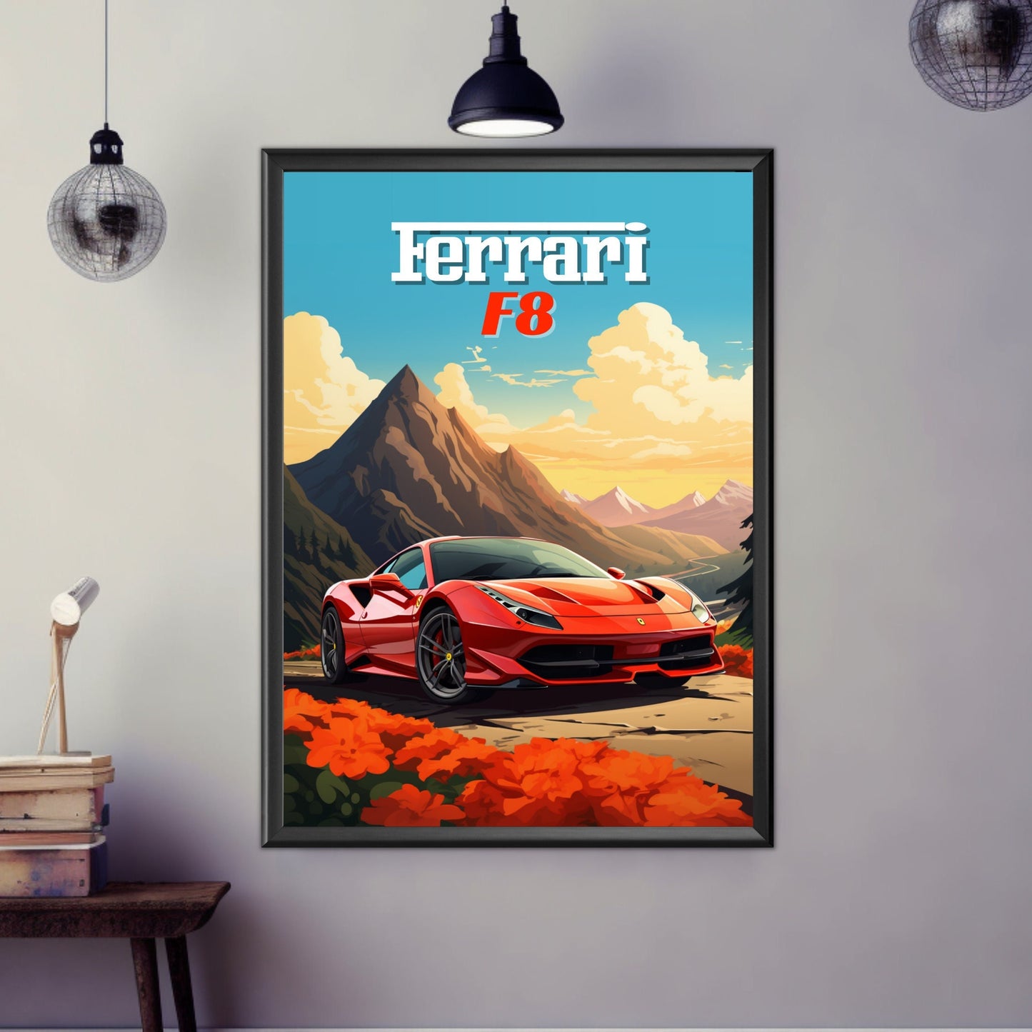 Ferrari F8 Print