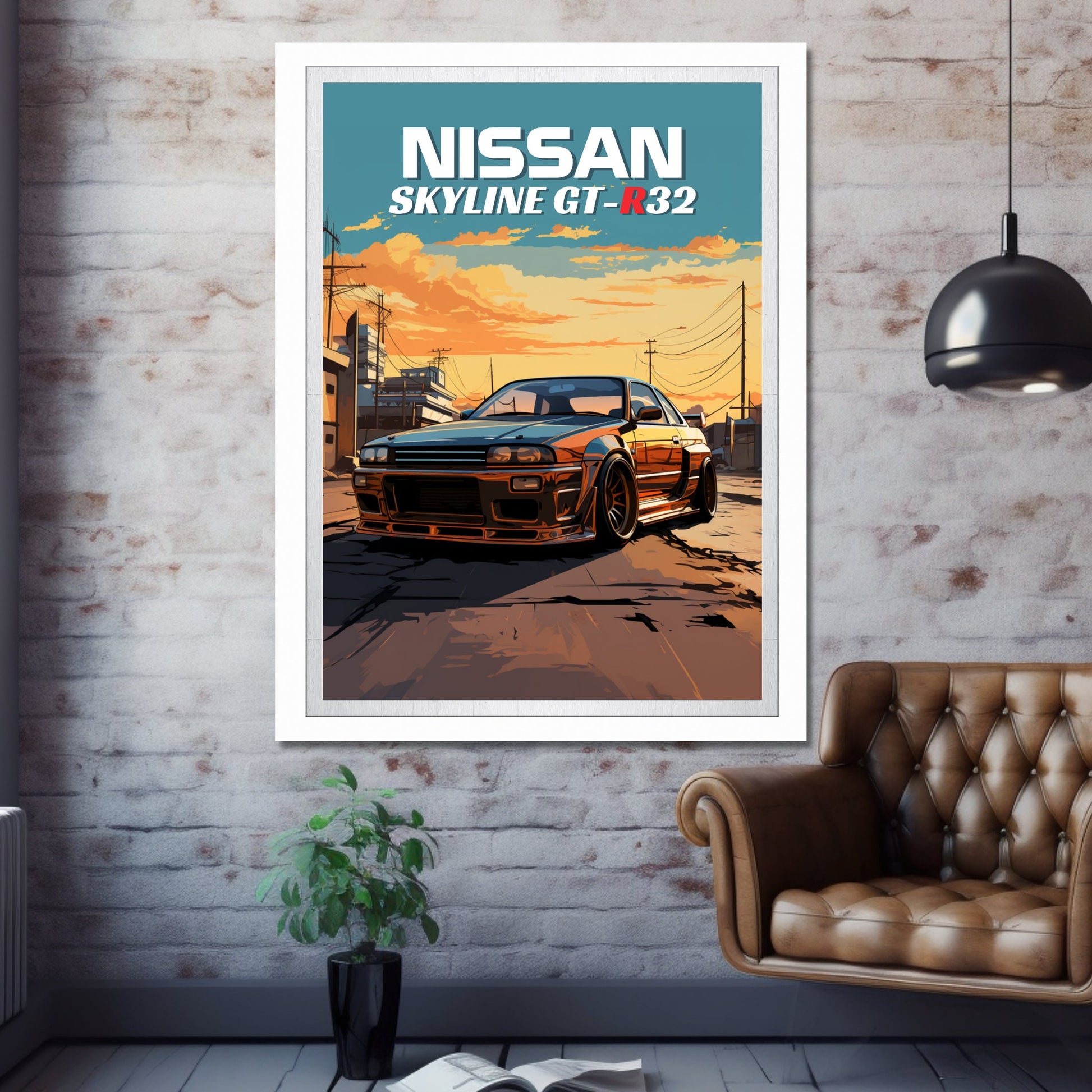 Nissan Skyline GT-R R32 Print, 1990s