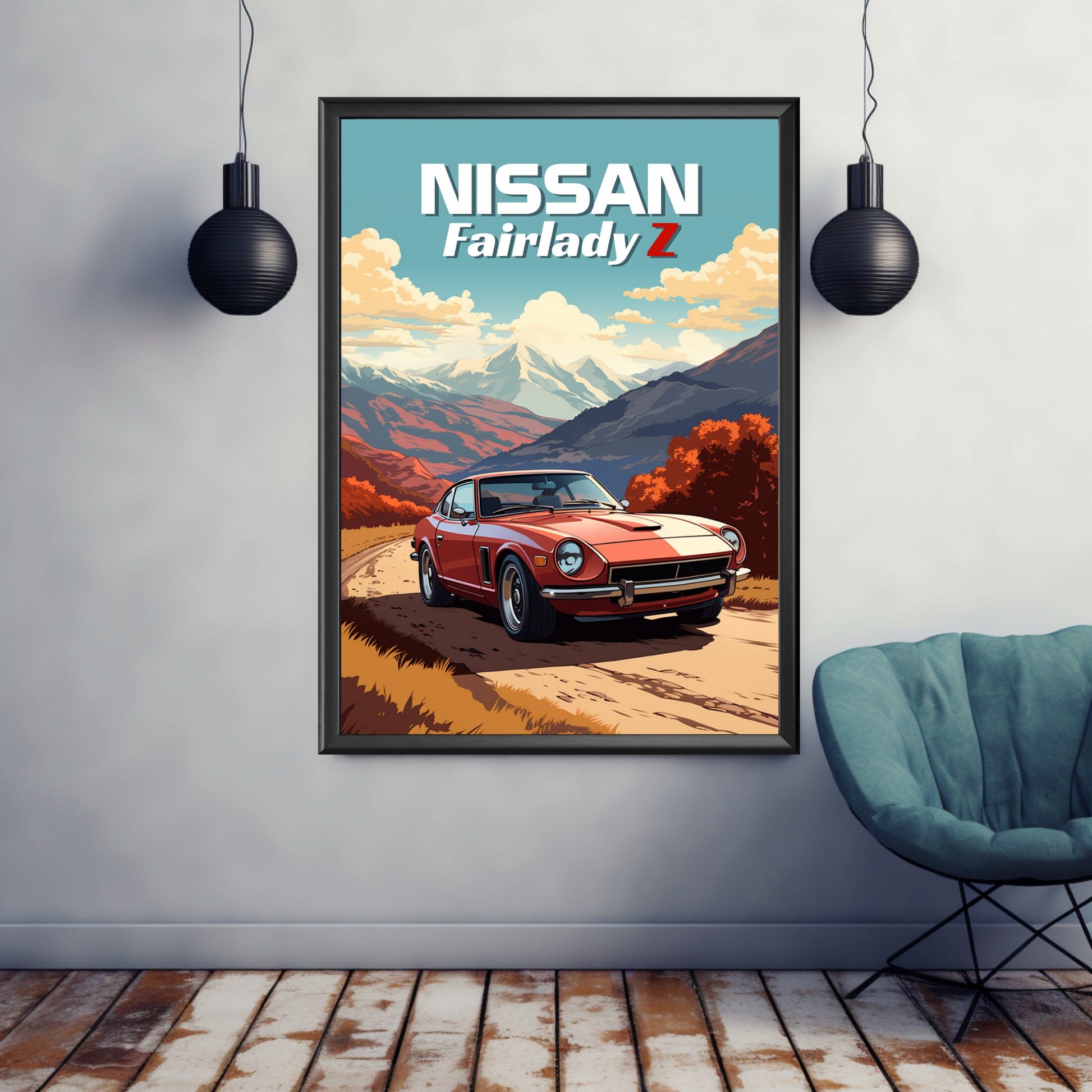 Nissan Fairlady Z Print, 1970s