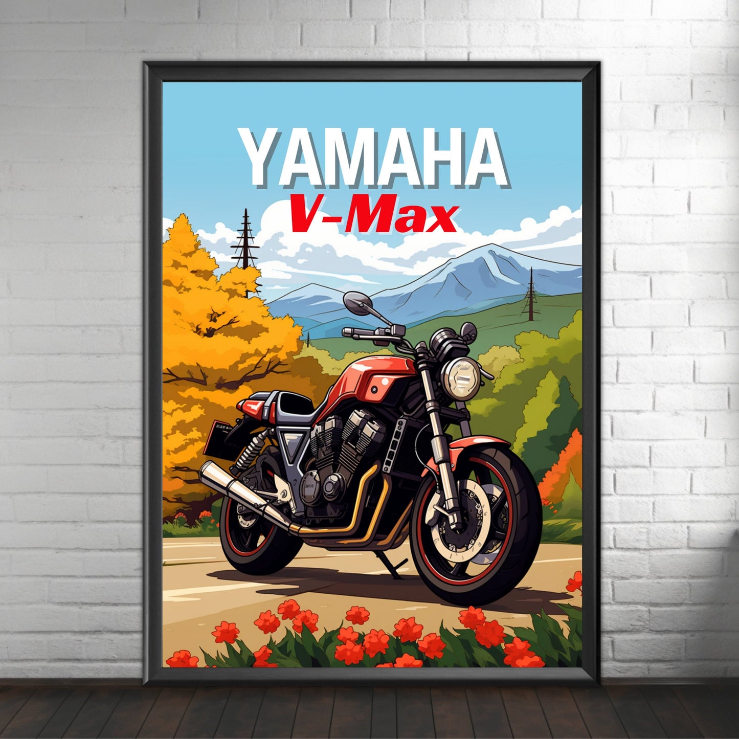 Yamaha Vmax Print