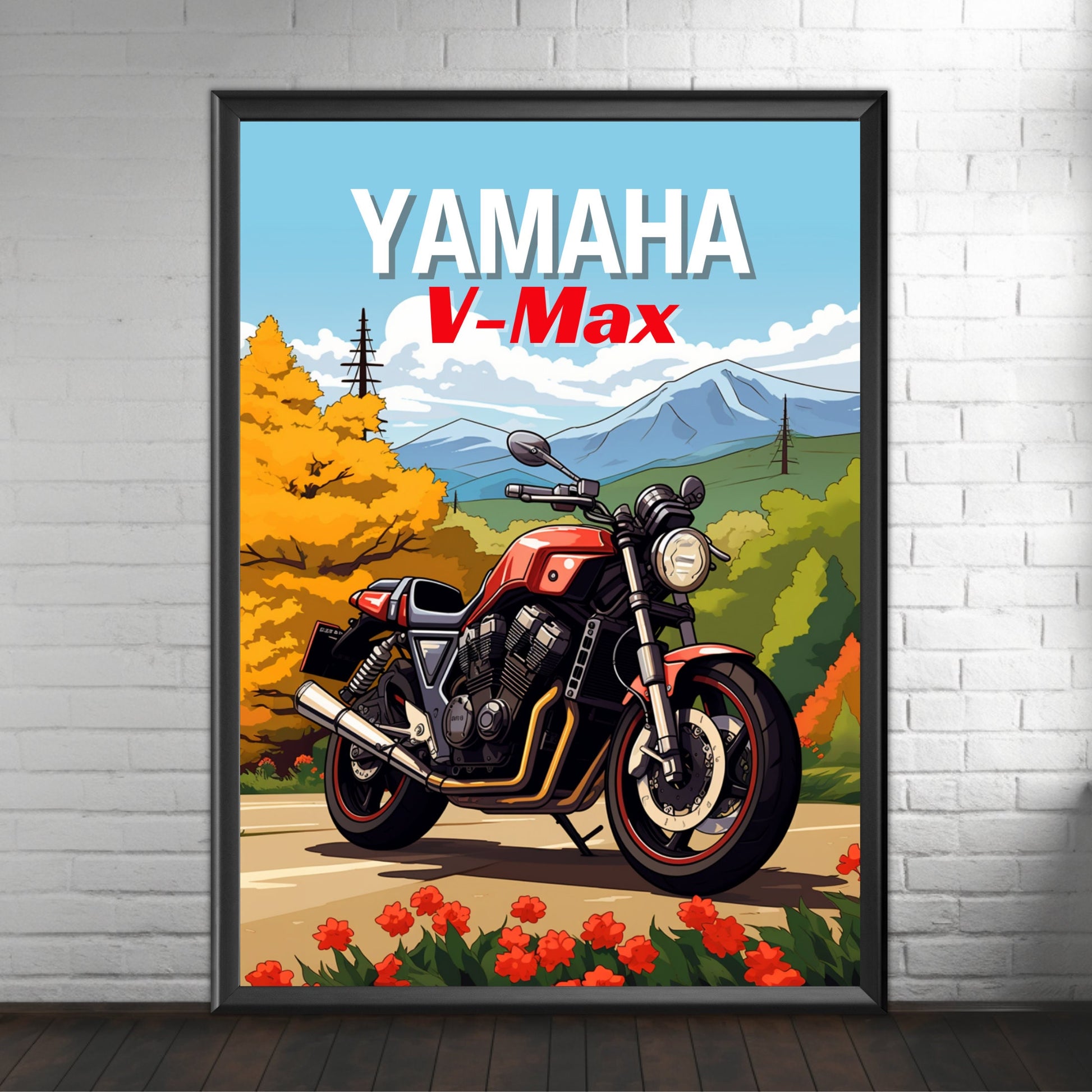 Yamaha Vmax Print