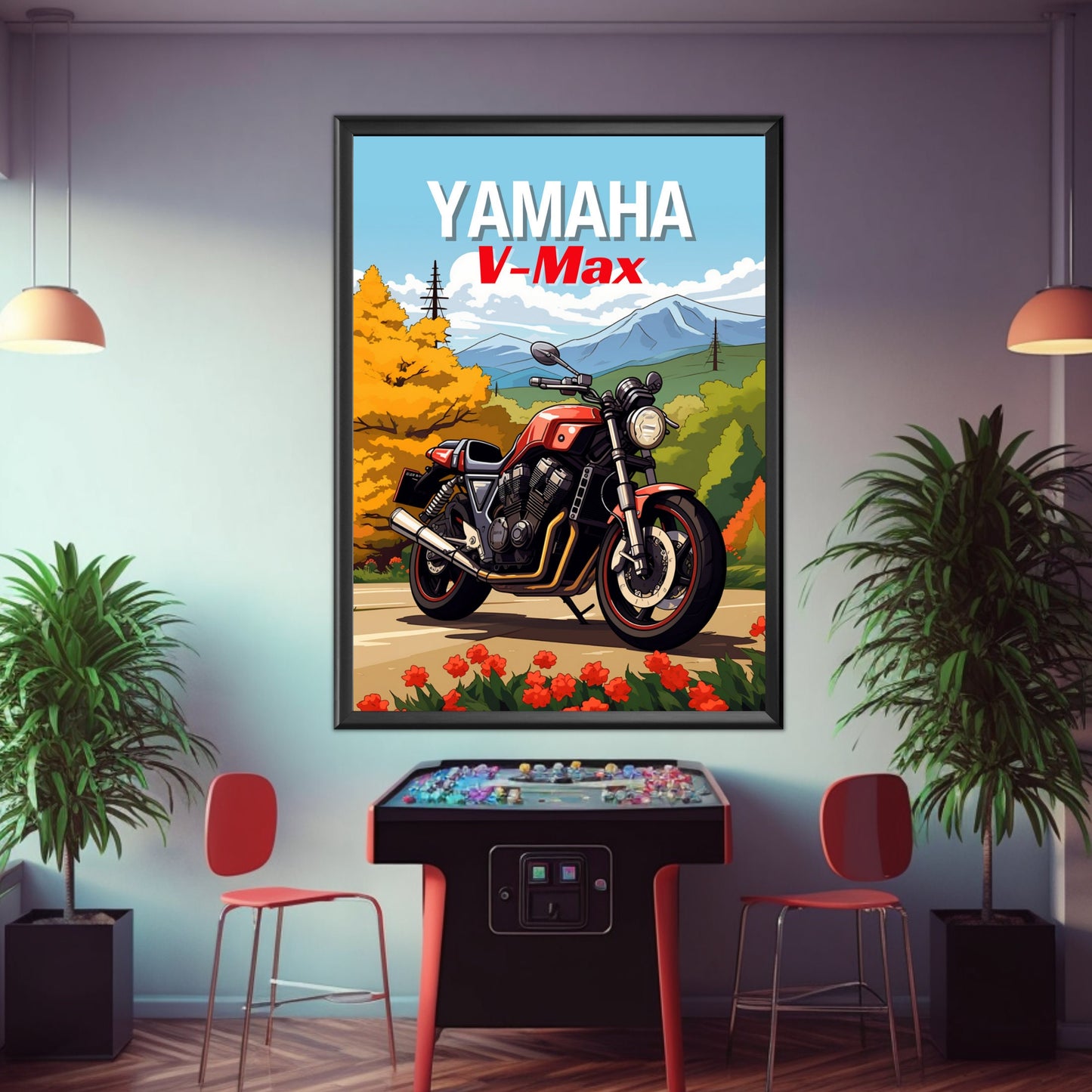 Yamaha Vmax Print