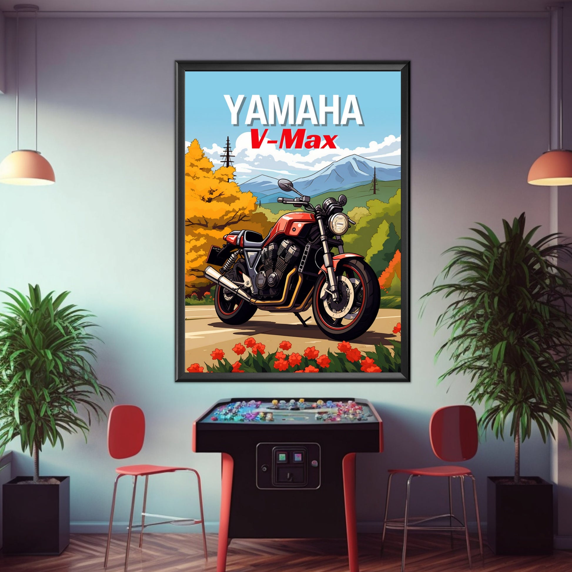 Yamaha Vmax Print