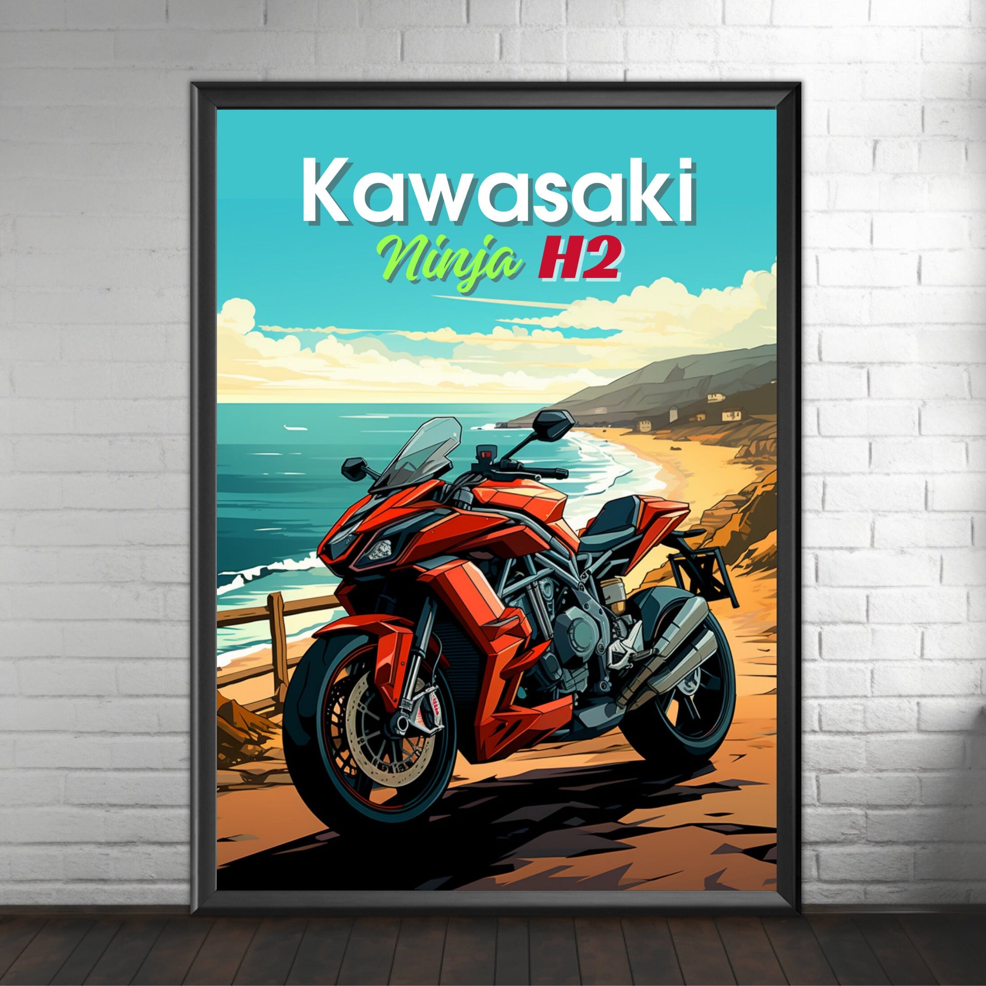 Kawasaki Ninja H2 Print