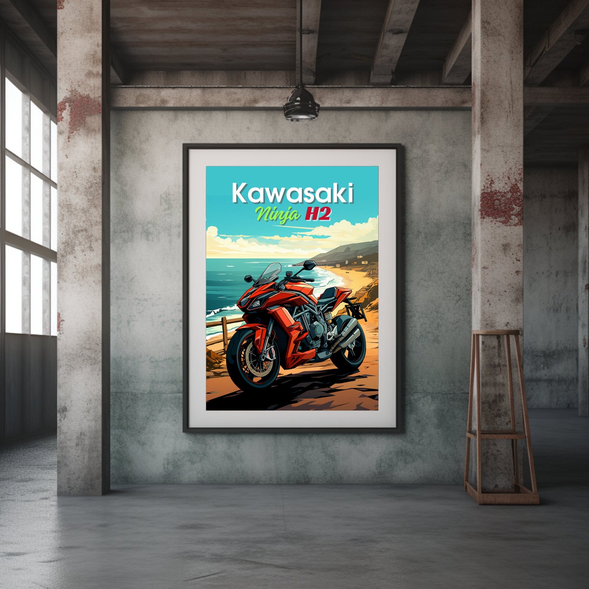 Kawasaki Ninja H2 Print