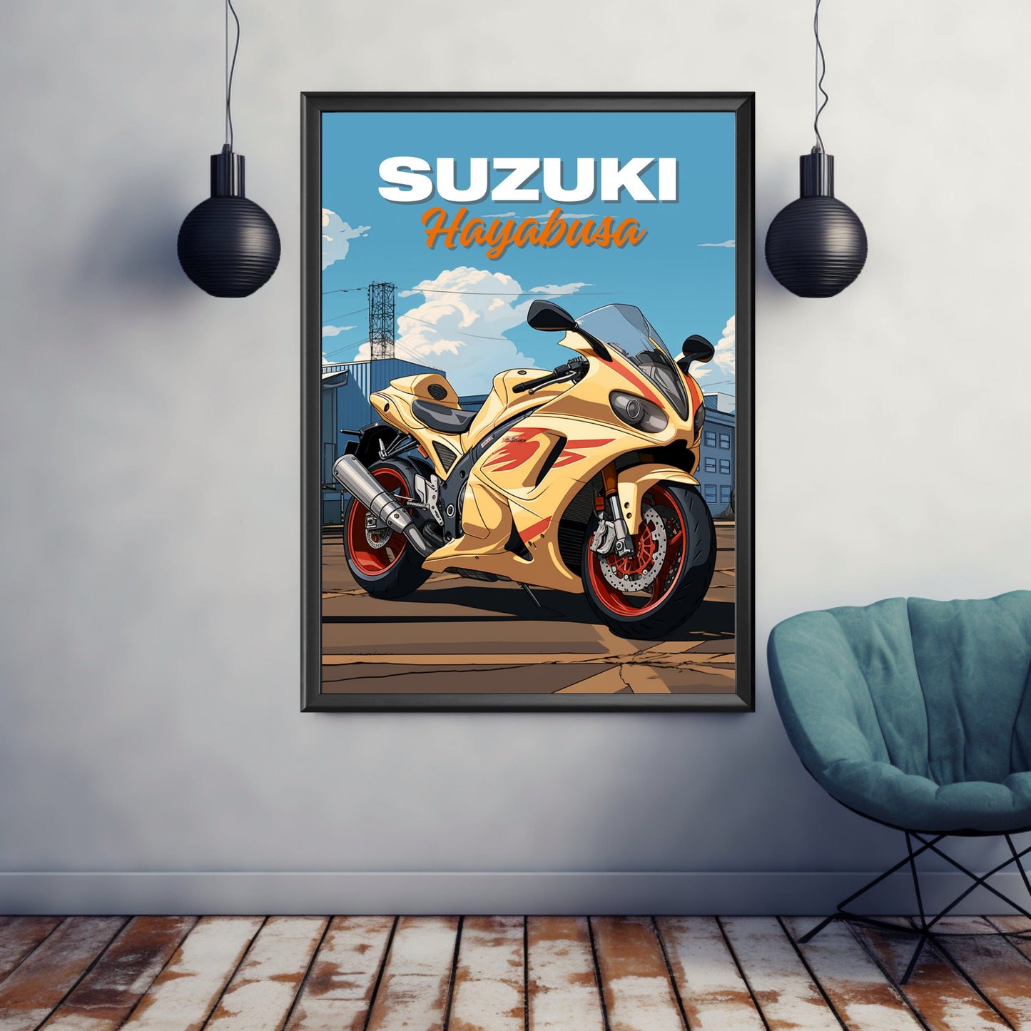 Suzuki Hayabusa Poster