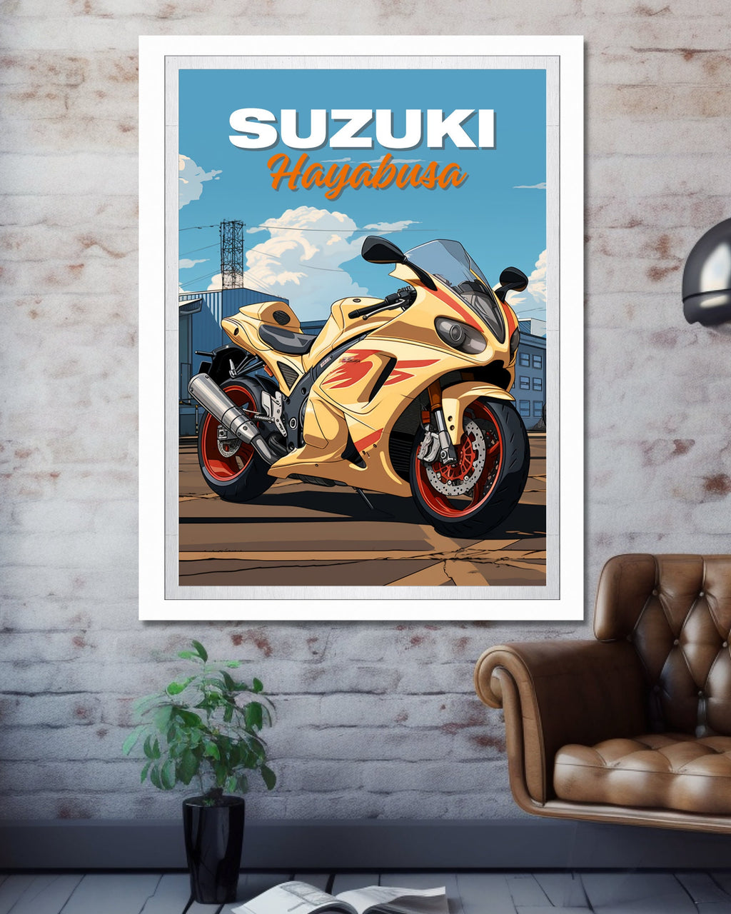 Suzuki Hayabusa Poster – BrightonPosters.com