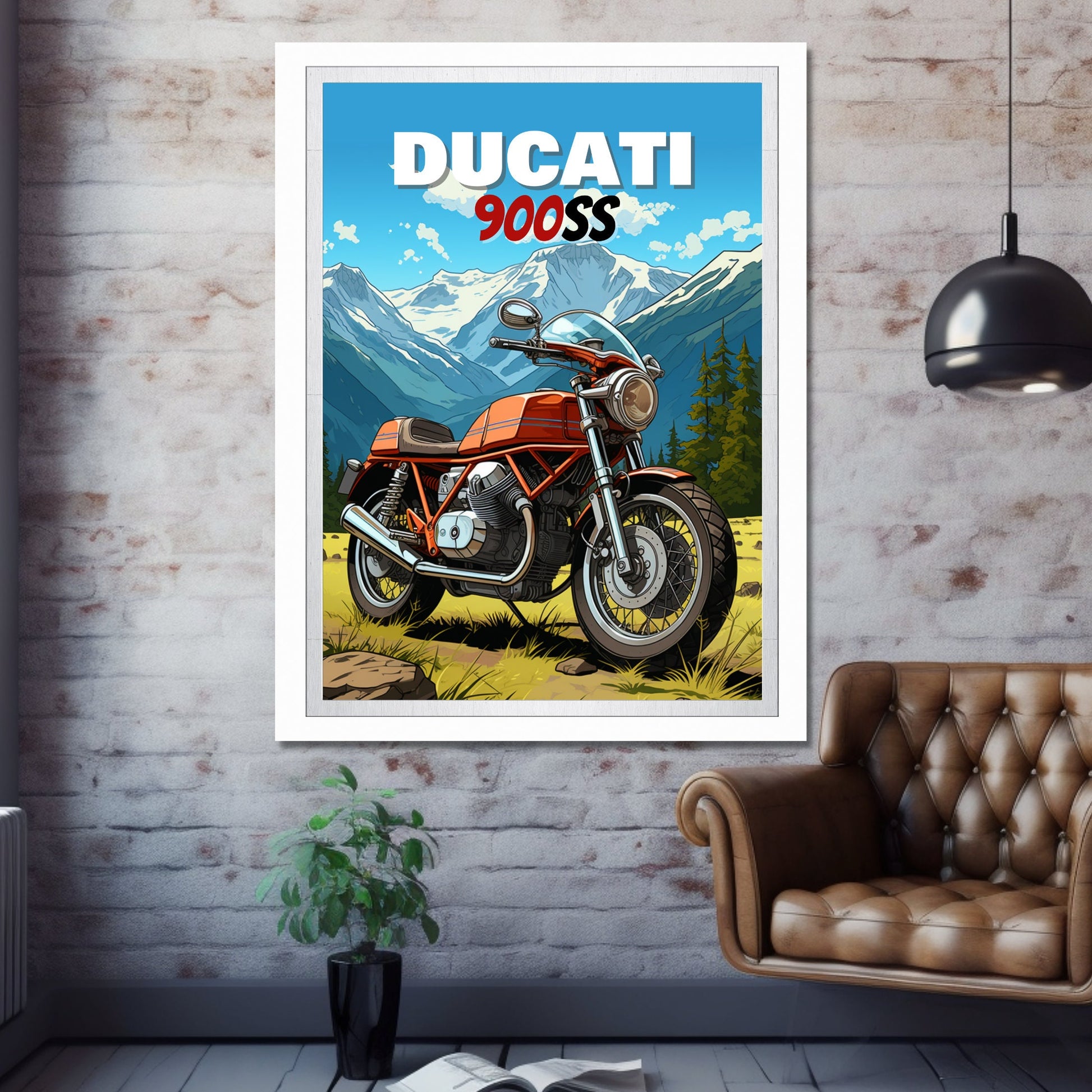 Ducati 900SS Print