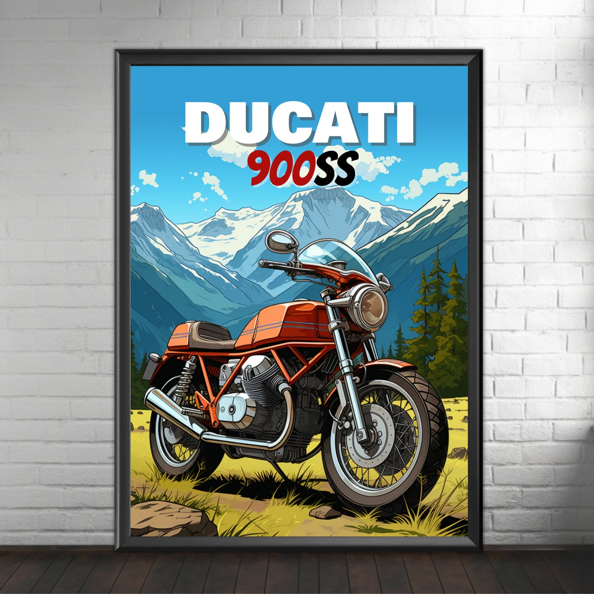 Ducati 900SS Print